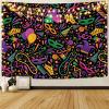 imageKYKU Mardi Gras House Decorations Mardi Gras Wall Hanging Carnival Tapestry for Bedroom Room Decor Living Party 591 x 591