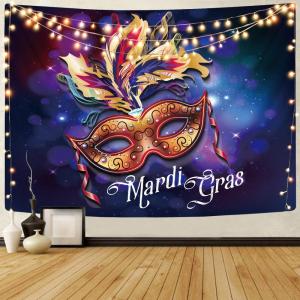 imageKYKU Mardi Gras Mask Tapestry Carnival Tapestries Mardi Gras Decorations for Party Bedroom Room Decor 512 x 591