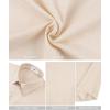 imageKYKU Linen Shirts for Men Casual Cotton Mens Short Sleeve Button Down Shirts Beach Wedding Summer Clothes with PocketCream Cotton Linen Mens Shirts