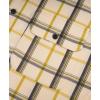 imageKYKU Mens Flannel Shirts Soft Long Sleeve Button Down Shirt DoubleSided Plaid Print Two PocketsBeige Mustard Plaid Flannel Shirt for Men