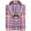 imageKYKU Mens Flannel Shirts Soft Long Sleeve Button Down Shirt DoubleSided Plaid Print Two PocketsCoral Slate Blue Plaid Flannel Shirt for Men