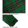 imageKYKU Mens Flannel Shirts Soft Long Sleeve Button Down Shirt DoubleSided Plaid Print Two PocketsDark Green Black Plaid Flannel Shirt for Men