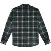 imageKYKU Mens Flannel Shirts Soft Long Sleeve Button Down Shirt DoubleSided Plaid Print Two PocketsDark Green Navy White Plaid Flannel Shirt for Men