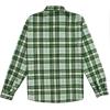 imageKYKU Mens Flannel Shirts Soft Long Sleeve Button Down Shirt DoubleSided Plaid Print Two PocketsDark Green White Plaid Flannel Shirt for Men