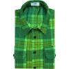 imageKYKU Mens Flannel Shirts Soft Long Sleeve Button Down Shirt DoubleSided Plaid Print Two PocketsGreen Plaid Casual Flannel Shirt for Men