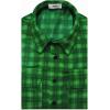 imageKYKU Mens Flannel Shirts Soft Long Sleeve Button Down Shirt DoubleSided Plaid Print Two PocketsGreen Plaid Flannel Shirt for Men