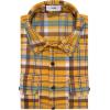 imageKYKU Mens Flannel Shirts Soft Long Sleeve Button Down Shirt DoubleSided Plaid Print Two PocketsMustard Yellow Plaid Flannel Shirt for Men