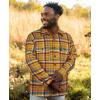 imageKYKU Mens Flannel Shirts Soft Long Sleeve Button Down Shirt DoubleSided Plaid Print Two PocketsMustard Yellow Plaid Flannel Shirt for Men