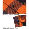 imageKYKU Mens Flannel Shirts Soft Long Sleeve Button Down Shirt DoubleSided Plaid Print Two PocketsOrange Buffalo Plaid Flannel Shirt for Men