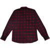 imageKYKU Mens Flannel Shirts Soft Long Sleeve Button Down Shirt DoubleSided Plaid Print Two PocketsRed Black Plaid Flannel Shirt for Men