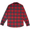 imageKYKU Mens Flannel Shirts Soft Long Sleeve Button Down Shirt DoubleSided Plaid Print Two PocketsRed Teal Plaid Flannel Shirt for Men