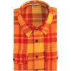 imageKYKU Mens Flannel Shirts Soft Long Sleeve Button Down Shirt DoubleSided Plaid Print Two PocketsYellow Orange Red Plaid Flannel Shirt for Men