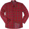Red Plaid Flannel Shirt for Men