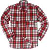 imageKYKU Mens Flannel Shirts Soft Long Sleeve Button Down Shirt DoubleSided Plaid Print Two PocketsRed White Green Plaid Flannel Shirt for Men