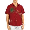 Christmas Red Mens Hawaiian Shirt