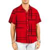 Red Mens Casual Shirts