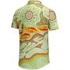 image:imageKYKU Hawaiian Shirt for Men Beach Vacation Summer Short Sleeve Button Down Mens Shirts Casual StylishLight Green Hawaiian Shirt for Men