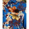image:imageKYKU Mens Hawaiian Shirt Short Sleeve  Tropical Summer Beach Button Down Shirt with PocketBlue Flower Mens Hawaiian Shirt
