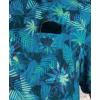 image:imageKYKU Mens Hawaiian Shirt Short Sleeve  Tropical Summer Beach Button Down Shirt with PocketBlue Leaf Mens Hawaiian Shirt