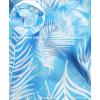 image:imageKYKU Mens Hawaiian Shirt Short Sleeve  Tropical Summer Beach Button Down Shirt with PocketBlue White Palm Leaf Mens Hawaiian Shirt