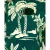 image:imageKYKU Mens Hawaiian Shirt Short Sleeve  Tropical Summer Beach Button Down Shirt with PocketGreen Palm Tree Mens Hawaiian Shirt
