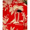 image:imageKYKU Mens Hawaiian Shirt Short Sleeve  Tropical Summer Beach Button Down Shirt with PocketRed Palm Tree Mens Hawaiian Shirt