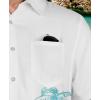image:imageKYKU Mens Hawaiian Shirt Short Sleeve  Tropical Summer Beach Button Down Shirt with PocketWhite Beach Mens Hawaiian Shirt