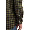image:imageKYKU Mens Printed Casual Shirts Soft Long Sleeve Button Down Shirts Regular Stretch with PocketBlack Brown Yellow Plaid Shirts for Men