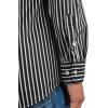 image:imageKYKU Mens Printed Casual Shirts Soft Long Sleeve Button Down Shirts Regular Stretch with PocketBlack White Striped Long Sleeve Shirts for Men