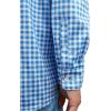 image:imageKYKU Mens Printed Casual Shirts Soft Long Sleeve Button Down Shirts Regular Stretch with PocketBlue Gingham Long Sleeve Shirts for Men