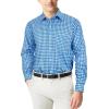 image:imageKYKU Mens Printed Casual Shirts Soft Long Sleeve Button Down Shirts Regular Stretch with PocketBlue Gingham Long Sleeve Shirts for Men
