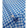 image:imageKYKU Mens Printed Casual Shirts Soft Long Sleeve Button Down Shirts Regular Stretch with PocketBlue Gingham Long Sleeve Shirts for Men