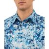 image:imageKYKU Mens Printed Casual Shirts Soft Long Sleeve Button Down Shirts Regular Stretch with PocketBlue Long Sleeve Shirts for Men