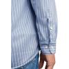 image:imageKYKU Mens Printed Casual Shirts Soft Long Sleeve Button Down Shirts Regular Stretch with PocketBlue White Striped Long Sleeve Shirts for Men