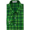 image:imageKYKU Mens Printed Casual Shirts Soft Long Sleeve Button Down Shirts Regular Stretch with PocketGreen Plaid Long Sleeve Shirts for Men