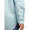 image:imageKYKU Mens Printed Casual Shirts Soft Long Sleeve Button Down Shirts Regular Stretch with PocketLight Blue White Gingham Shirts for Men