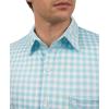 image:imageKYKU Mens Printed Casual Shirts Soft Long Sleeve Button Down Shirts Regular Stretch with PocketLight Blue White Gingham Shirts for Men