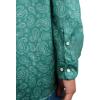 image:imageKYKU Mens Printed Casual Shirts Soft Long Sleeve Button Down Shirts Regular Stretch with PocketTeal Paisley Long Sleeve Shirts for Men