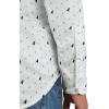 image:imageKYKU Mens Printed Casual Shirts Soft Long Sleeve Button Down Shirts Regular Stretch with PocketWhite Long Sleeve Shirts for Men