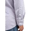 image:imageKYKU Mens Printed Casual Shirts Soft Long Sleeve Button Down Shirts Regular Stretch with PocketWhite Purple Long Sleeve Shirts for Men