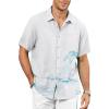 White Beach Mens Hawaiian Shirt