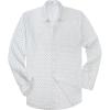 White Casual Long Sleeve Shirts for Men
