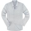 White Circle Long Sleeve Shirts for Men