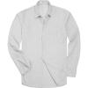White Printed Long Sleeve Shirts for Men