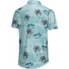 image:imageKYKU Mens Hawaiian Shirt Short Sleeve Button Down Casual Tropical Summer Beach Vacation Shirts with PocketBlue Island