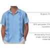 image:imageKYKU Mens Hawaiian Shirt Short Sleeve Button Down Casual Tropical Summer Beach Vacation Shirts with PocketBlue Summer Shirt for Men
