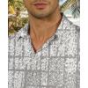 image:imageKYKU Mens Hawaiian Shirt Short Sleeve Button Down Casual Tropical Summer Beach Vacation Shirts with PocketCamo Gray Mens Casual Shirts