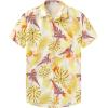 image:imageKYKU Mens Hawaiian Shirt Short Sleeve Button Down Casual Tropical Summer Beach Vacation Shirts with PocketMulticolor Men Hawaiian Button Down Shirts