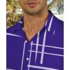 image:imageKYKU Mens Hawaiian Shirt Short Sleeve Button Down Casual Tropical Summer Beach Vacation Shirts with PocketPurple Mens Casual Shirts