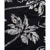 image:imageKYKU Mens Hawaiian Shirt Short Sleeve Button Down Casual Tropical Summer Beach Vacation Shirts with PocketTree Black Men Hawaiian Button Shirt